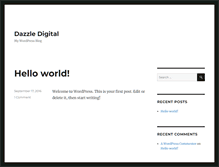 Tablet Screenshot of dazzledigital.com